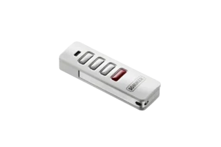 Handsender Pearl Status 3-Befehl weiss diagonal